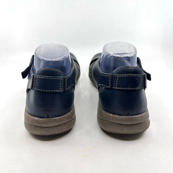 Clarks Roseville Step Flats Round Toe Closed Toe Leather Navy Womens Size US 11M - Picture 4 of 9